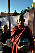 Myanmar - Kyaikhtiyo, Worshippers gather around the pagoda